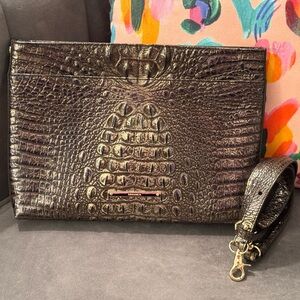 RARE BRAHMIN Remy Crossbody Umbra Melbourne Leather - EUC